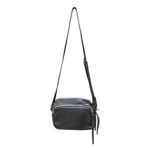 Urban Expressions Black vegan Leather Crossbody Bag